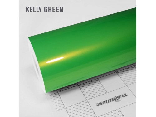 Kelly Green lesklá metalická fólia  -  RB22